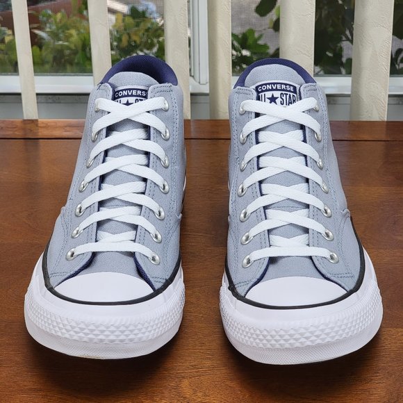 Converse Men's CTAS Malden Street Mid Canvas A04470F Heirloom Silver - Picture 3 of 12